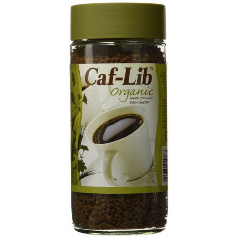 CafLib Coffee Substitute Soluble ORGANIC 5.25 oz Coffee, Tea, Hot